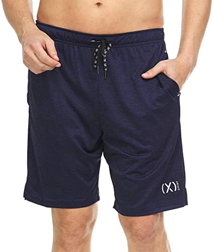 מכנסיים קצרים של 2xist Mens - מכנסי אימון פעילים - מכנסיים קצרים קלים ונושמים מכנסי כושר לגברים