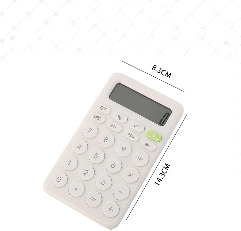 8 Quul 8 ספרת דלפק מיני מחשבון כפתור גדול כלי חשבונאות עסקי פיננסי מתאים לתלמידי בית הספר (צבע: A, גודל