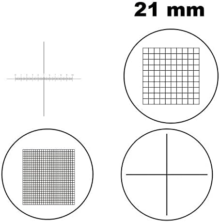 מיקרוסקופ אביזרי ערכת למבוגרים 21 ממ קוטר מיקרוסקופ אופטי מיקרומטר עינית צלב שליט מעבדה מתכלה