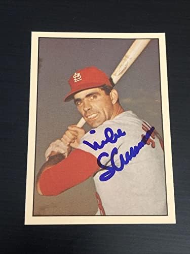 מייק שאנון 1978 TCMA, כרטיס החתימה החתום של שנות השישים סנט לואיס קרדינלס - כרטיסי חתימה של בייסבול בלוח בייסבול