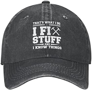 אני מתקן דברים ואני יודע דברים כובע לגברים שאני מתקן דברים כובע מגניב כובע לגברים מצחיקים