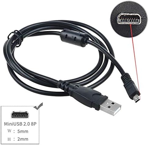 J-ZMQER 3FT כבל כבל נתונים USB למצלמת CoolPix UC-E6 UC-E16 UC-E17 P50 S520