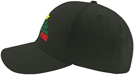 כובעי חג המולד של JVan עבור כובעי כובע בייסבול בייסבול, כל מה שאני רוצה בשביל כריסטמאס זה אתה מכסה בייסבול אוכל לילדה