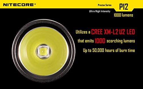 גרסת Nitecore P12 2015 גרסה 1000 לומן פנס טקטי מדויק CREE XM-L2 U2 LED פנס אטום מים