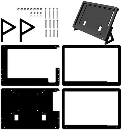 7 אינץ פטל פיי מגע מסך מקרה מחזיק עבור פטל פיי 3 2 דגם ב ' ו-1 ב + מחשב שחור מערכות שונות 7 ב-1