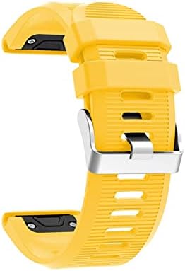 החלפת Hepup שחרור מהיר רצועות סיליקון עבור Garmin Fenix ​​7x Watch Smart Watch 26 ממ להקת Starp