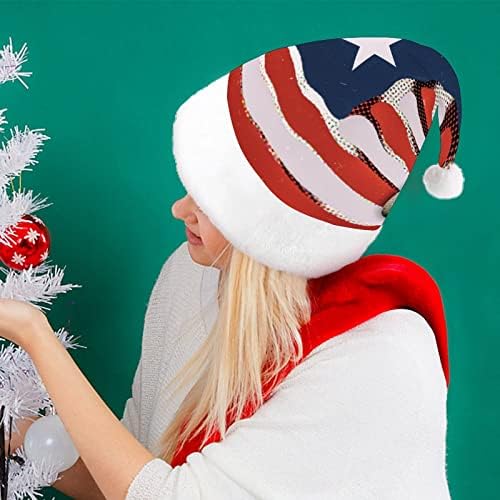 פוליטי בעלי חיים, חמור ופיל חג המולד כובע סנטה כובע מצחיק חג המולד כובעי חג מסיבת כובעי עבור נשים / גברים