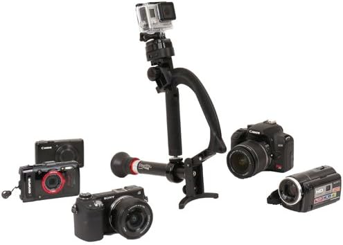 Varizoom stealthygo-red multimode תמיכה ב- GoPro ובמצלמות קטנות