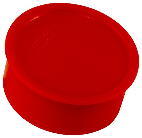 Caplugs 99395111 כובע פלסטיק למחברים הברגה. RC-21-11, PE-LD, עד גודל חוט כובע 1-5/16 מזהה כובע 1.31 אורך 0.66, אדום