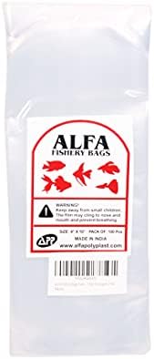 אלפא דיג שקיות עגול תחתון דליפת הוכחה ברור פלסטיק דגי שקיות עבור ימי וטרופי דגי תחבורה 2 מיל.