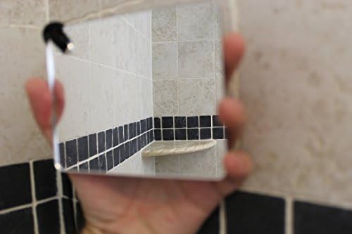 מראה על חבל רפלקטיקס נסיעות מקלחת מראה-אור ועמיד-תוצרת ארצות הברית - מחוסמת-בקלות לחסל ערפל וצללים ברור ערפל משלוח השתקפות.