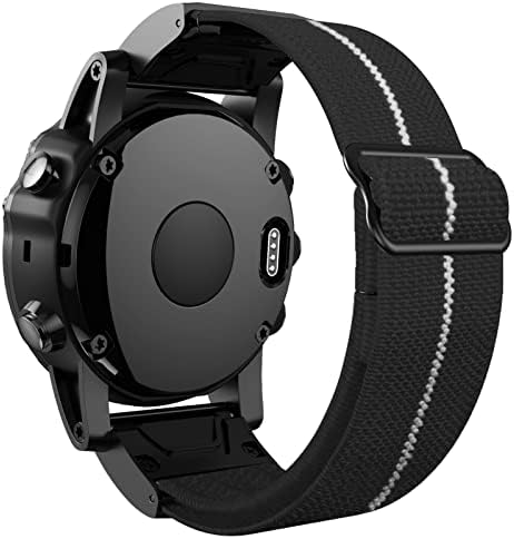 רצועת שעון ניילון 22 ממ ניילון עבור Garmin Fenix ​​6x 6 Pro Watch EasyFit רצועות רצועות שורש כף היד עבור Fenix ​​5x 5 Plus 3 3HR 935 שחרור מהיר