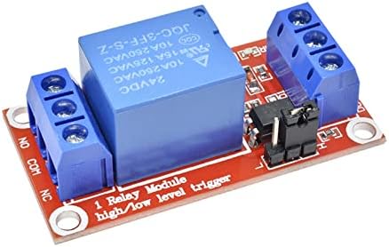 NHOSS 1 ערוץ 5V 9V 12V 24V Module Module Shield עם Optocoupler 12V מודול ממסר תומך בהדק ברמה גבוהה ונמוך 1 pcs