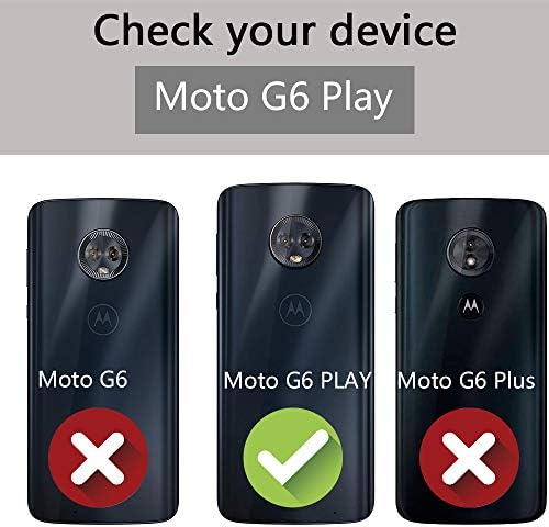 Keepca עבור Moto G6 Play מקרים דקים, TPU דק גמיש עור רך סיליקון סיליקון ג'ל סיבי פחמן אנטי-סקרט אטום למקרי הגנה על זעזועים כיסוי למוטורולה G6 משחק, מוברש שחור