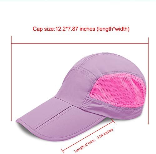 יוניסקס רשת ספורט כובע מהיר ייבוש חיצוני לנשימה שמש כובע רץ הגנה 50+