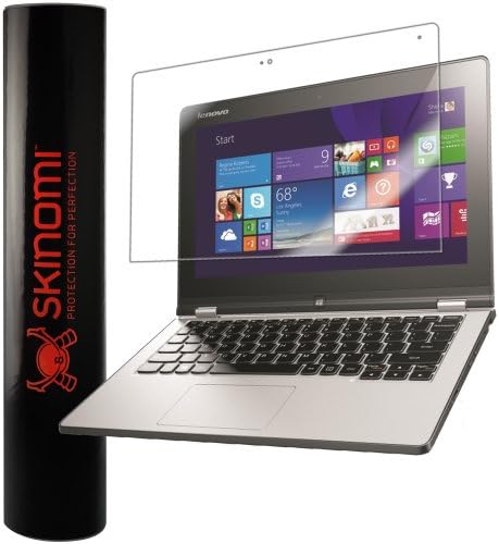 מגן מסך Skinomi התואם לסרט HD של Lenovo Yoga 2 Techskin TPU אנטי-בועל