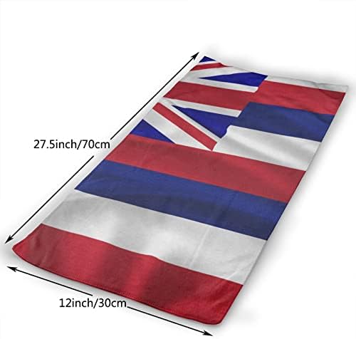 דגל מגבת האמריקאית של הוואי מגבת מיקרופייבר מגבת אורחת קישוטי אמבטיה ביתיים מגבת אצבעות אצבעות עם ספיגה גבוהה