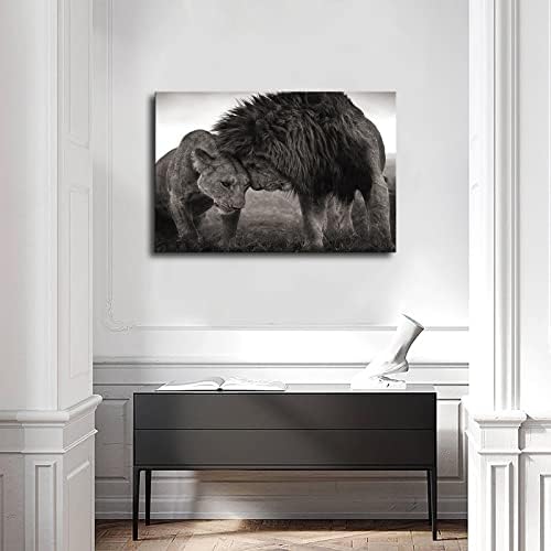 פוסטרים והדפסים של אריה חיות בר והדפסים תמונות אמנות קיר לעיצוב חדר שינה בסלון מערה נהדרת מערה ועיצוב בר