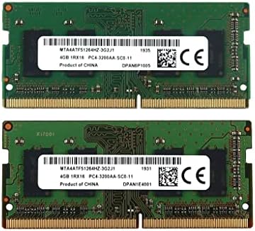 מודול זיכרון מחשב נייד ערכת 2 חלקים MTA4ATF51264HZ-3G2J1 החלפה תואמת חלקה חילופית למיקרון MTA4ATF51264Hz 8GB 1RX16 DDR4 SO-DIMM PC4-25600 3200MHz 260 פינים ללא ECC CL22 1.2V