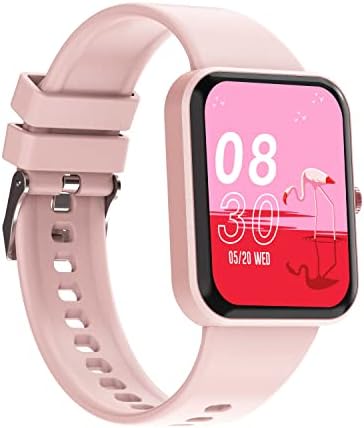 שעון חכם 1.83 אינץ 'גברים הופכים את שיחת טלפוני אנדרואיד/ iOS מסך מגע מלא עם צג דופק מתנה זוגית גשש כושר Bluetooth עם טקסט, דופק, חמצן דם, צג שינה