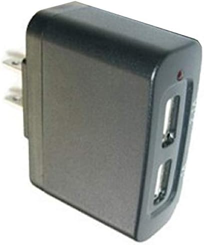 Upbright כפול USB 5V AC/DC מתאם התואם ל- NITE-IDE INOVA T4R POWERSWITCH נטען טקטי LED פנס T4RD-01-R8 T4RE-01-R8 C14076 T4R-AC-R4 W & T-AD12K050200 אספקת חשמל פועל