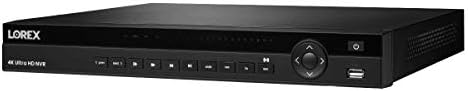 LOREX N881A38B סדרה 32 ערוץ 4K 2x4TB IP Ultra HD מערכת אבטחה מקליט וידאו מקליט עם קישוריות ענן Lorex, שמע, מקליט בלבד