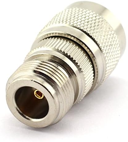 DGZZI 2-חבילה UHF זכר ל- N מתאם קואקסיאלי RF נשי UHF ל- N COAX Jack Connector