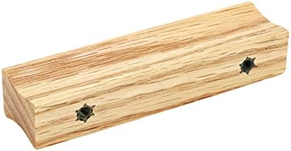 מגירת TSNAMAY 3.94 /100 ממ אורך מושכות מוצקות אלון עץ עץ עץ גומי ארון ארון ארון ארון ידית משיכה עם בורג, 4 יחידות
