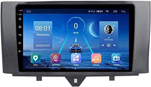 Android 8.1 Bluetooth-Autoradio 9 אינץ 'מסך מגע-מולטימדיה עבור B-ENZ SMART 2011-2015, 1080p וידאו/WLAN/הפוך מצלמה/Bluetooth/SWC