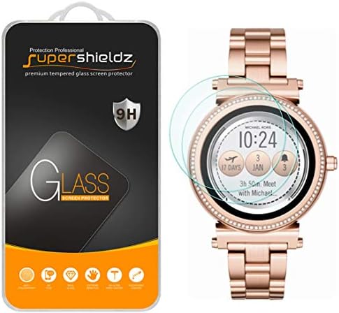 Supershieldz מיועד למייקל קורס גישה לסופי שעון חכם מגן מסך זכוכית מחוסמת, אנטי שריטה, ללא בועה