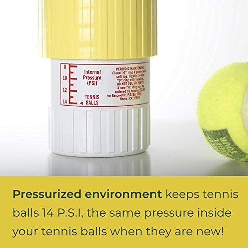 טניס כדור שומר - בלחץ טניס כדור אחסון שמחזיק כדורי הקפצה כמו חדש