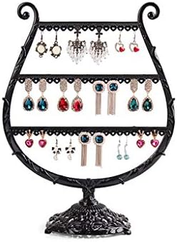 WYFDC עגיל שרשרת צמיד מארגן תצוגה מחזיק מעמד תכשיטים מתלה מתנה מתנה לאחסון עץ מארגן תכשיטים
