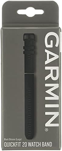 Garmin QuickFit Watch להקת, סיליקון שחור, 20 ממ