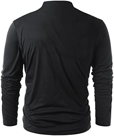 שרוול ארוך שרוול ארוך של Adowbew חולצת הנלי רטרו רטרו בסגנון אתני אצטק צמרות כפתור מזדמן למטה חולצות שרירי ספורט