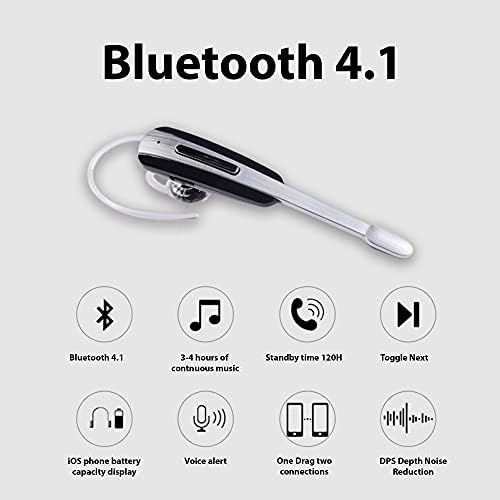 אוזניות Tek Styz התואמות ל- Sony F5321 באוזן Bluetooth רעש אלחוטי