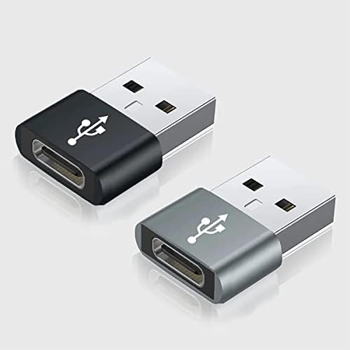 USB-C נקבה ל- USB מתאם מהיר זכר התואם את המוטורולה שלך כוח למטען, סנכרון, מכשירי OTG כמו מקלדת, עכבר, רוכסן, GAMEPAD, PD