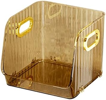 מתלה אחסון מקלחת Haidinb אור קוסמטיקה יוקרתית קוסמטיקה משטח אחסון משטח אחסון שולחן עבודה שולחני שולחן עבודה קופסת אחסון ענבר זהב