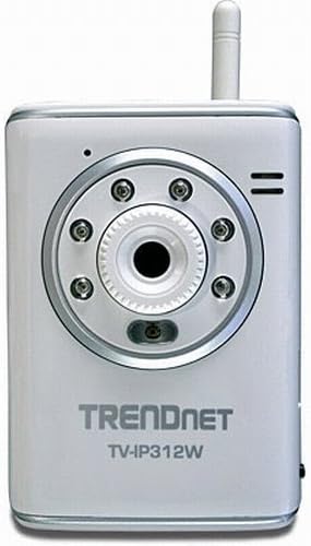 Trendnet Securview Wireless Day/לילה שרת מצלמות מעקב באינטרנט עם אודיו דו כיווני TV-IP312W