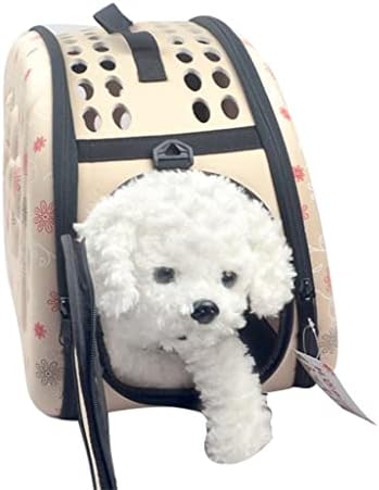 כלב תיק נייד לנשימה מתקפל כלב נסיעות לחיות מחמד תיק גור נשיאת כתף שקיות