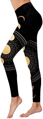 תקצירי כותנה של Miashui לנשים נשים הדפס מזדמן לניהול מכנסי אימון ליום מכנסיים פילאטיס מכנסיים לנשים