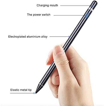Slaunt Stylus Pen עבור iOS Android Screens Screens עיפרון תואם ל- iPad/iPad Pro/Air/I/I טלפון/סלולרי/k indle/apple tablet עיפרון
