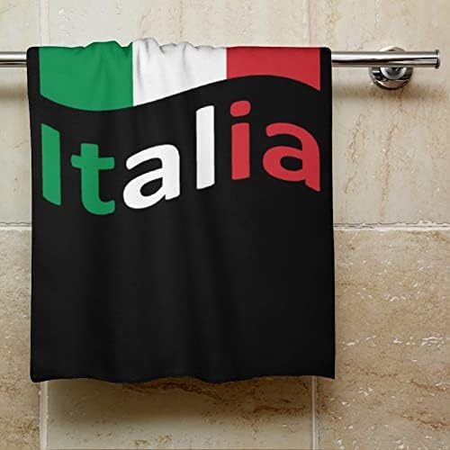 איטליה איטליה דגל איטלקי מגבות ידיים פנים וגוף שטיפת גוף מטלוני רחצה רכים עם חמוד מודפס למלון מטבח אמבטיה