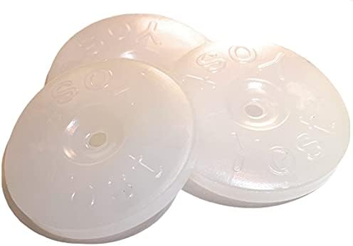 יוסט פלסטיק-פלסטיק כובע מנקי, שימוש עם מסמרים או ברגים, 250 כמות, 1-1/8 תוצרת ארה ב, 118202194