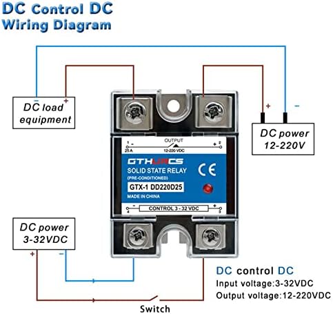 Lemil 10a 25a 40a da שלב יחיד שלב DC Control Coint Contocient Contruct
