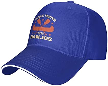 כובע Kkaingg, ההנעה מהר יותר, אני שומע את כובע הבייסבול של באנג'וס נשים שחורות גברים אבא כובע גולף כובע קאובוי כובע דיג כובע